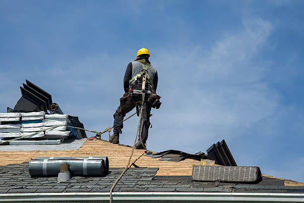 Professional Metal Roofing technician working in Carle Place, NY